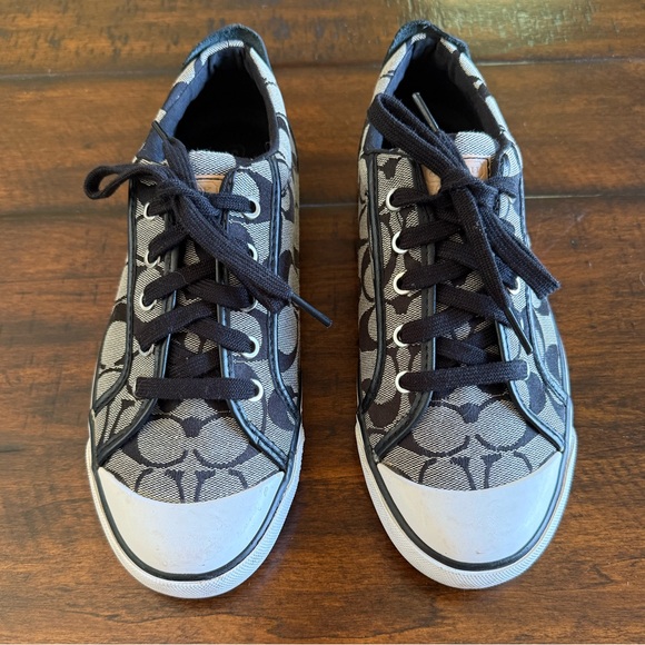 Vintage Coach Canvas Sneakers - Picture 1 of 9